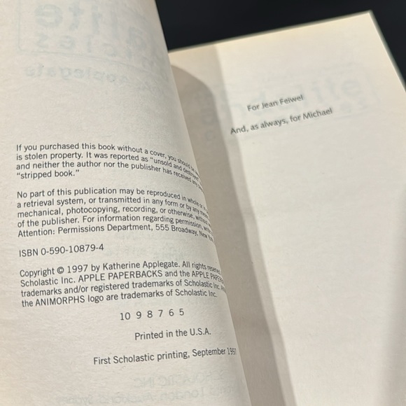 The Andalite Chronicles #1: Elfangor’s Journey - Scholastic Paperback Novel - Picture 5 of 7